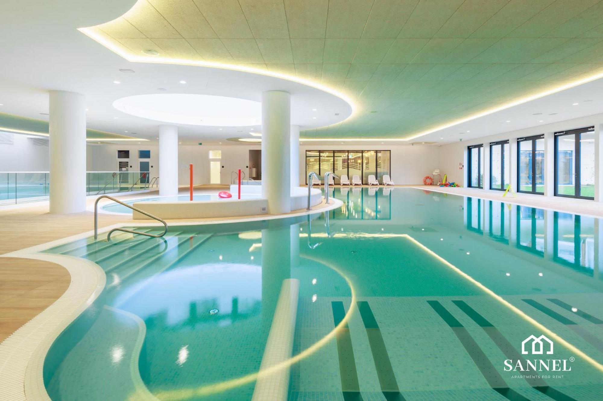 Apartament Baltic Blues Z Dostepem Do Basenow,Strefy Saun,Jacuzzi - Pinea Apartments Pobierowo - Sannel Apartments For Rent Esterno foto